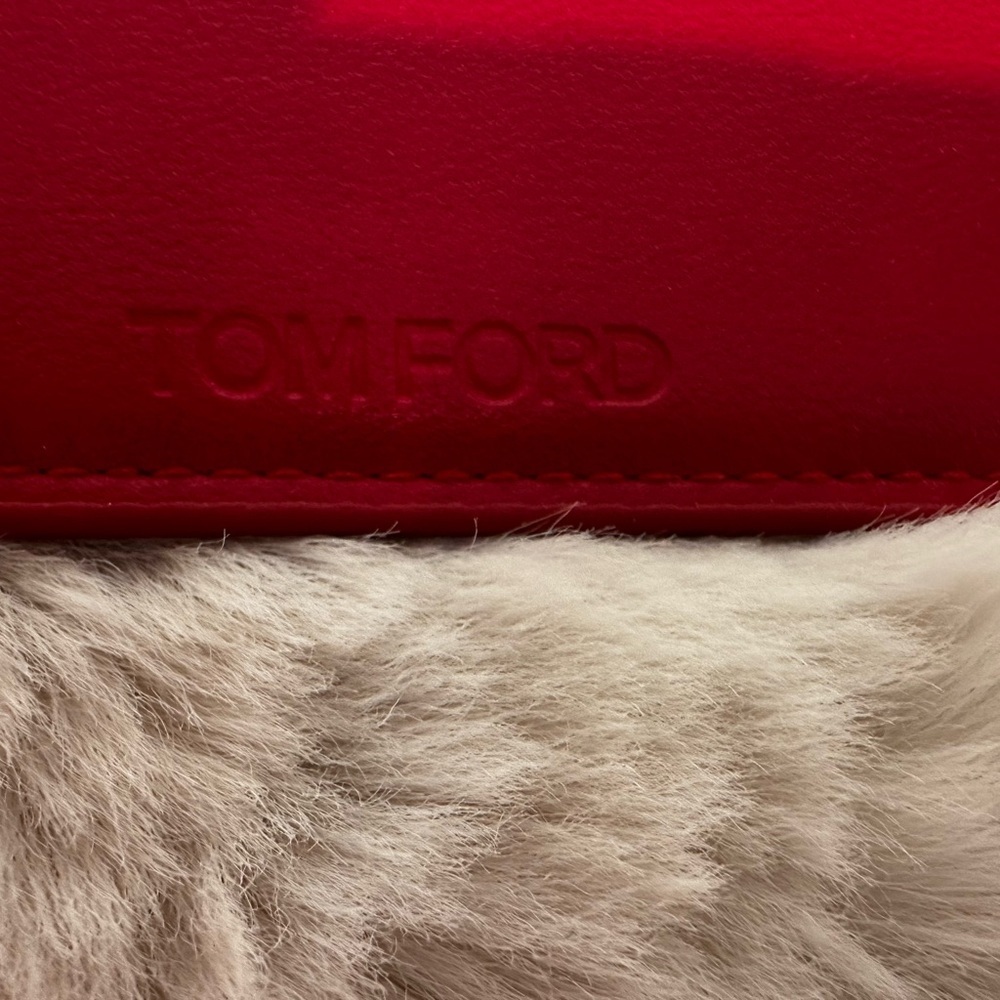 Tom Ford Vibrant Red Leather Accessory - Picture 3 of 6